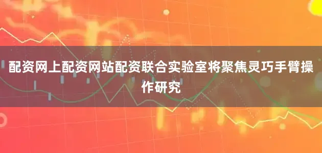 配资网上配资网站配资联合实验室将聚焦灵巧手臂操作研究